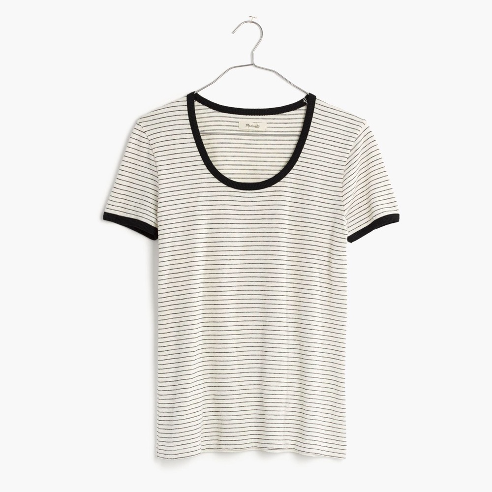 Madewell Recycled Cotton Ringer Tee